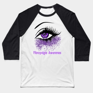Fibromyalgia Awareness T-Shirt Perfect Eyes For Women Baseball T-Shirt